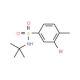 N-t-Butyl 3-bromo-4-methylbenzenesulfonamide (CAS 850429-70-8) - chemical structure image