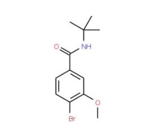 N-t-Butyl 4-bromo-3-methoxybenzamide (CAS 1072944-39-8) - chemical structure image