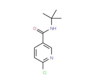 N-t-Butyl 6-chloronicotinamide (CAS 115309-58-5) - chemical structure image