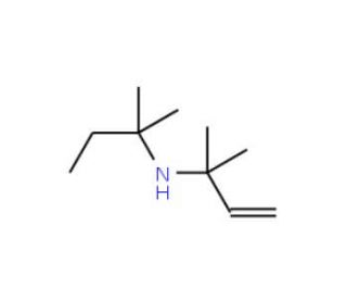 N-tert-Amyl-1,1-dimethylallylamine (CAS 2978-45-2) - chemical structure image