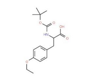 N-(tert-Butoxycarbonyl)-O-ethyltyrosine (CAS 247088-44-4) - chemical structure image