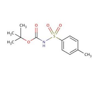 N-(tert-Butoxycarbonyl)-p-toluenesulfonamide (CAS 18303-04-3) - chemical structure image
