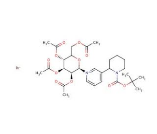 N-tert-Butoxycarbonylanabasine D-Glucose-2,3,4,6-tetraacetate Bromide - chemical structure image