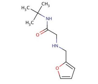 N-(tert-Butyl)-2-[(2-furylmethyl)amino]acetamide - chemical structure image