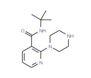 N-tert-Butyl-2-(1-piperazinyl)nicotinamide - chemical structure image