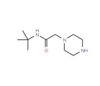 N-(tert-Butyl)-2-piperazin-1-ylacetamide - chemical structure image
