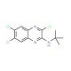 N-(tert-Butyl)-3,6,7-trichloroquinoxalin-2-amine (CAS 281211-09-4) - chemical structure image