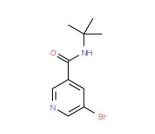 N-tert-Butyl 5-bromopyridine-3-carboxamide (CAS 342013-78-9) - chemical structure image