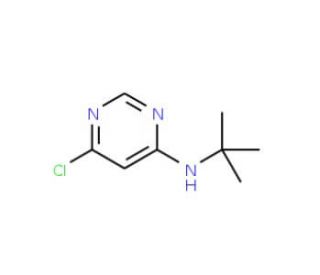 N-(tert-Butyl)-6-chloropyrimidin-4-amine (CAS 945896-38-8) - chemical structure image