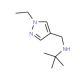 N-(tert-Butyl)-N-[(1-ethyl-1H-pyrazol-4-yl)methyl]amine - chemical structure image