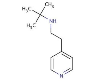 N-(tert-Butyl)-N-(2-pyridin-4-ylethyl)amine - chemical structure image
