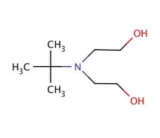 N-tert-Butyldiethanolamine (CAS 2160-93-2) - chemical structure image