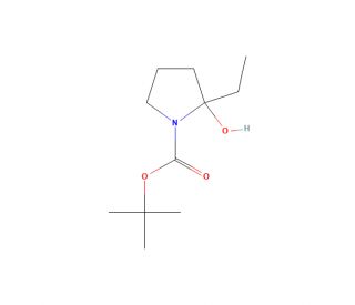 N-tert-Butyloxycarbonyl-2-ethyl-pyrrolidine (CAS 1279821-90-7) - chemical structure image