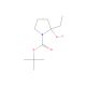 N-tert-Butyloxycarbonyl-2-ethyl-pyrrolidine (CAS 1279821-90-7) - chemical structure image