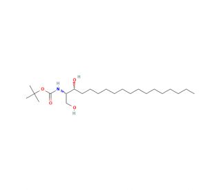 N-tert-Butyloxycarbonyl-D-erythro-dihydro-D-sphingosine (CAS 140408-14-6) - chemical structure image