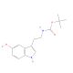 N-tert-Butyloxycarbonyl Serotonin (CAS 53157-48-5) - chemical structure image