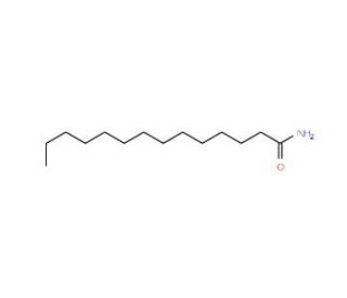n-Tetradecanamide (CAS 638-58-4) - chemical structure image