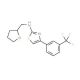 N-(tetrahydrofuran-2-ylmethyl)-4-[3-(trifluoromethyl)phenyl]-1,3-thiazol-2-amine - chemical structure image