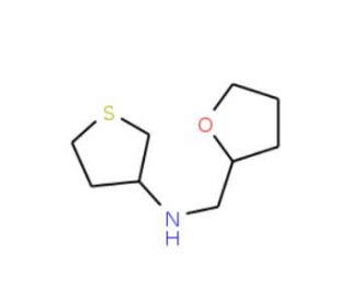 N-(tetrahydrofuran-2-ylmethyl)-N-tetrahydrothien-3-ylamine (CAS 1021130-21-1) - chemical structure image