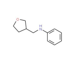 N-(tetrahydrofuran-3-ylmethyl)aniline - chemical structure image