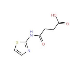 N-Thiazol-2-ylsuccinamic acid - chemical structure image