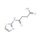 N-Thiazol-2-ylsuccinamic acid - chemical structure image