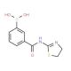 N-(Thiazoline-2-yl) 3-boronobenzamide (CAS 871333-06-1) - chemical structure image