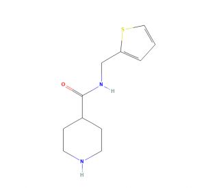 N-(thien-2-ylmethyl)piperidine-4-carboxamide - chemical structure image