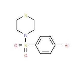 N-Thiomorpholinyl 4-bromobenzenesulfonamide (CAS 223555-81-5) - chemical structure image