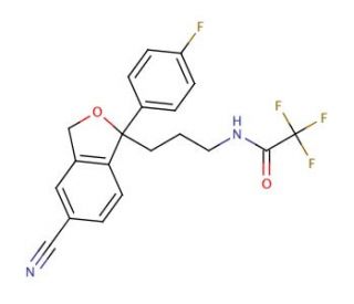 N-Trifluoroacetodidemethylcitalopram - chemical structure image