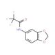 N-Trifluoroacetyl-3,4-(methylenedioxy)aniline (CAS 85575-56-0) - chemical structure image