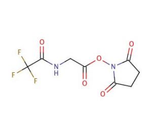 N-Trifluoroacetylglycine, N-Succinimidyl Ester (CAS 3397-30-6) - chemical structure image