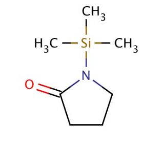 N-Trimethylsilyl-2-pyrrolidone (CAS 14468-90-7) - chemical structure image