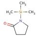 N-Trimethylsilyl-2-pyrrolidone (CAS 14468-90-7) - chemical structure image