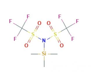 N-(Trimethylsilyl)bis(trifluoromethanesulfonyl)imide (CAS 82113-66-4) - chemical structure image