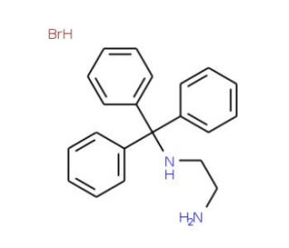 N-Trityl-1,2-ethanediamine hydrobromide (CAS 389064-43-1) - chemical structure image