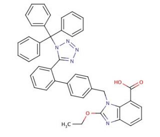 N-Trityl Candesartan (CAS 139481-72-4) - chemical structure image
