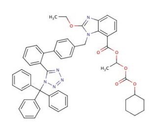 N-Trityl Candesartan Cilexetil - chemical structure image