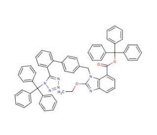 N-Trityl Candesartan Trityl Ester - chemical structure image