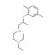 N1-[2-(2,5-dimethylphenoxy)propyl]-N2,N2-diethyl-1,2-ethanediamine - chemical structure image