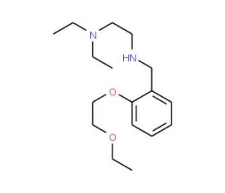 N1-[2-(2-ethoxyethoxy)benzyl]-N2,N2-diethyl-1,2-ethanediamine - chemical structure image