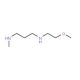 N1-(2-Methoxyethyl)-N3-methyl-1,3-propanediamine - chemical structure image