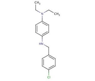 N1-(4-chlorobenzyl)-N4,N4-diethyl-1,4-benzenediamine - chemical structure image