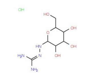 N1-b-D-Glucopyranosylamino-guanidine HCl (CAS 109853-81-8) - chemical structure image