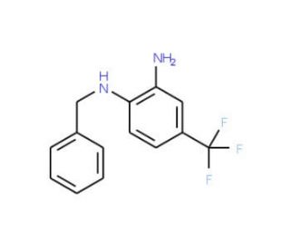 N*1*-Benzyl-4-trifluoromethyl-benzene-1,2-diamine (CAS 66315-44-4) - chemical structure image