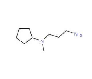 N*1*-Cyclopentyl-N*1*-methyl-propane-1,3-diamine (CAS 53485-06-6) - chemical structure image