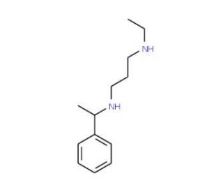 N1-Ethyl-N3-(1-phenylethyl)-1,3-propanediamine - chemical structure image