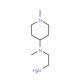 N*1*-Methyl-N*1*-(1-methyl-piperidin-4-yl)-ethane-1,2-diamine - chemical structure image