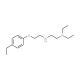 N1,N1-diethyl-N2-[2-(4-ethylphenoxy)ethyl]-1,2-ethanediamine - chemical structure image