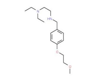 N1,N1-diethyl-N2-[4-(2-methoxyethoxy)benzyl]-1,2-ethanediamine - chemical structure image